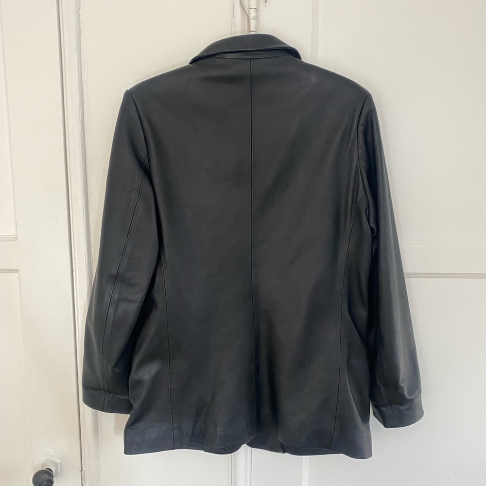 Leather Blazer - image 5